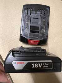 Baterie,  acumulator Bosch 18v 1,5 ah