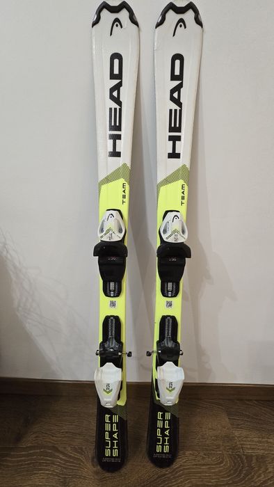 Schiuri Head SuperShape 117 cm  si clapari Head Raptor 23-23.5 copii