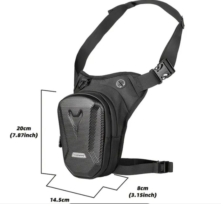 Geantă practică pentru picior, model sport, ideală pentru motocicliști