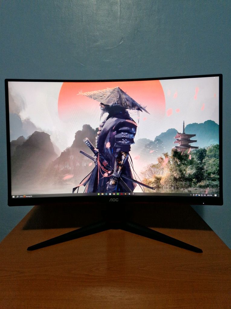 Monitor Gaming curbat LED AOC C24G2AE/BK, 23.6", Full HD, 165Hz, Fr