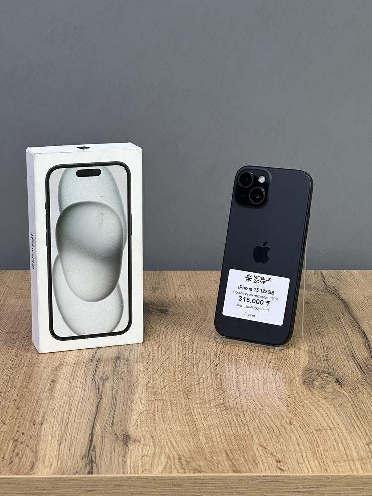 Iphone 15 128 GB 100% 13-цикл | Mobile Zone