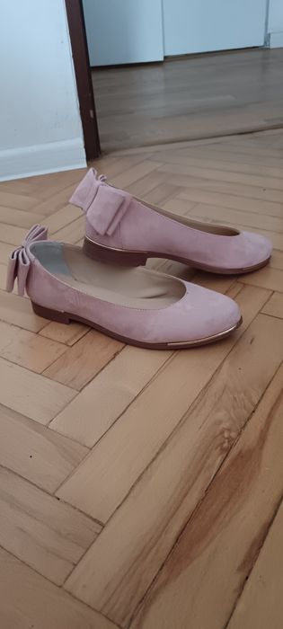 Balerini din piele Ella Shoes mărimea 38