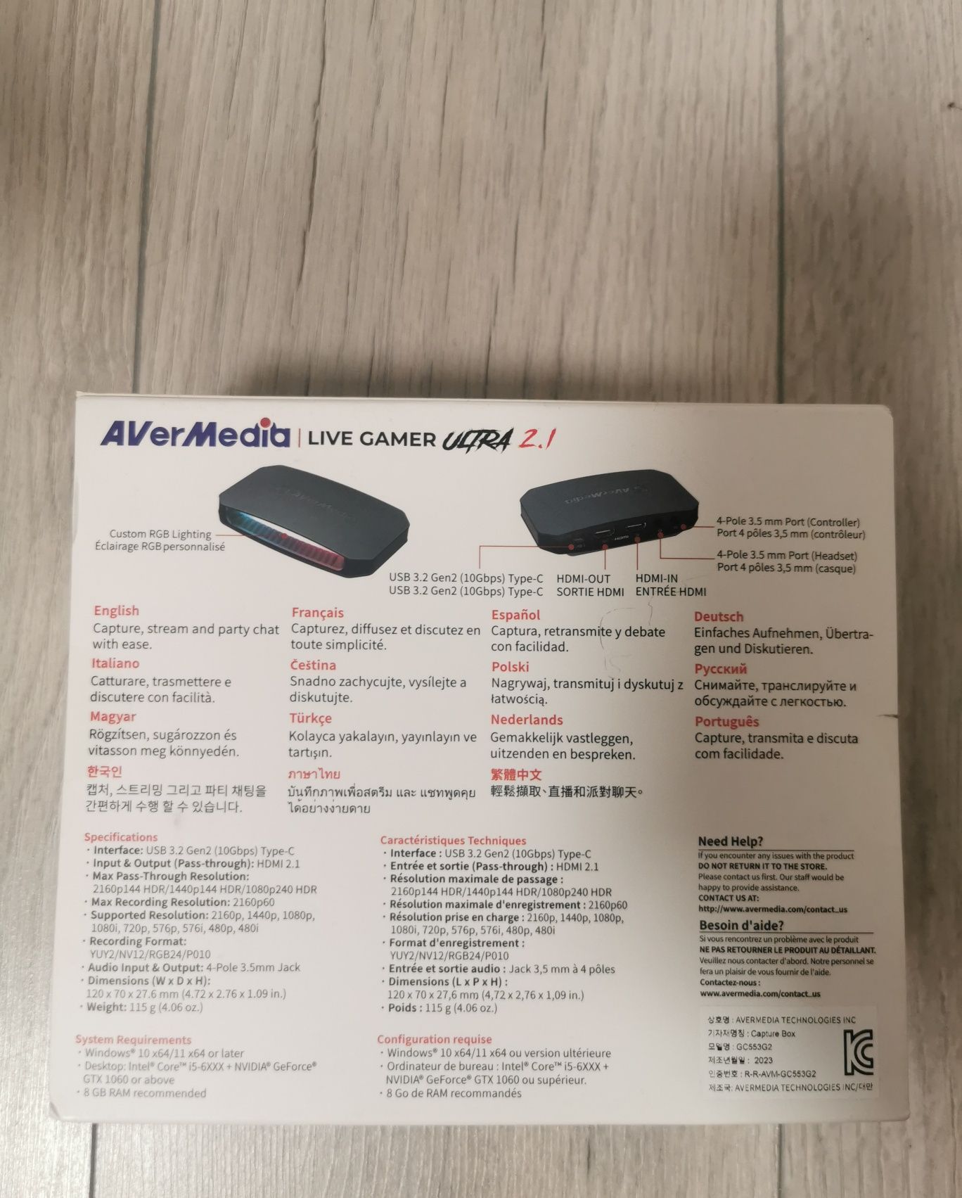 AverMedia Live Gamer ULTRA 2.1 GC553G2