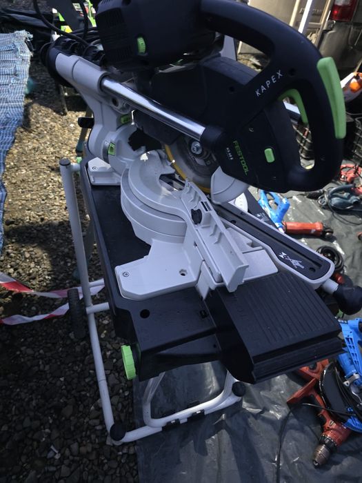 Festool ks 60e cu masa si diverse scule