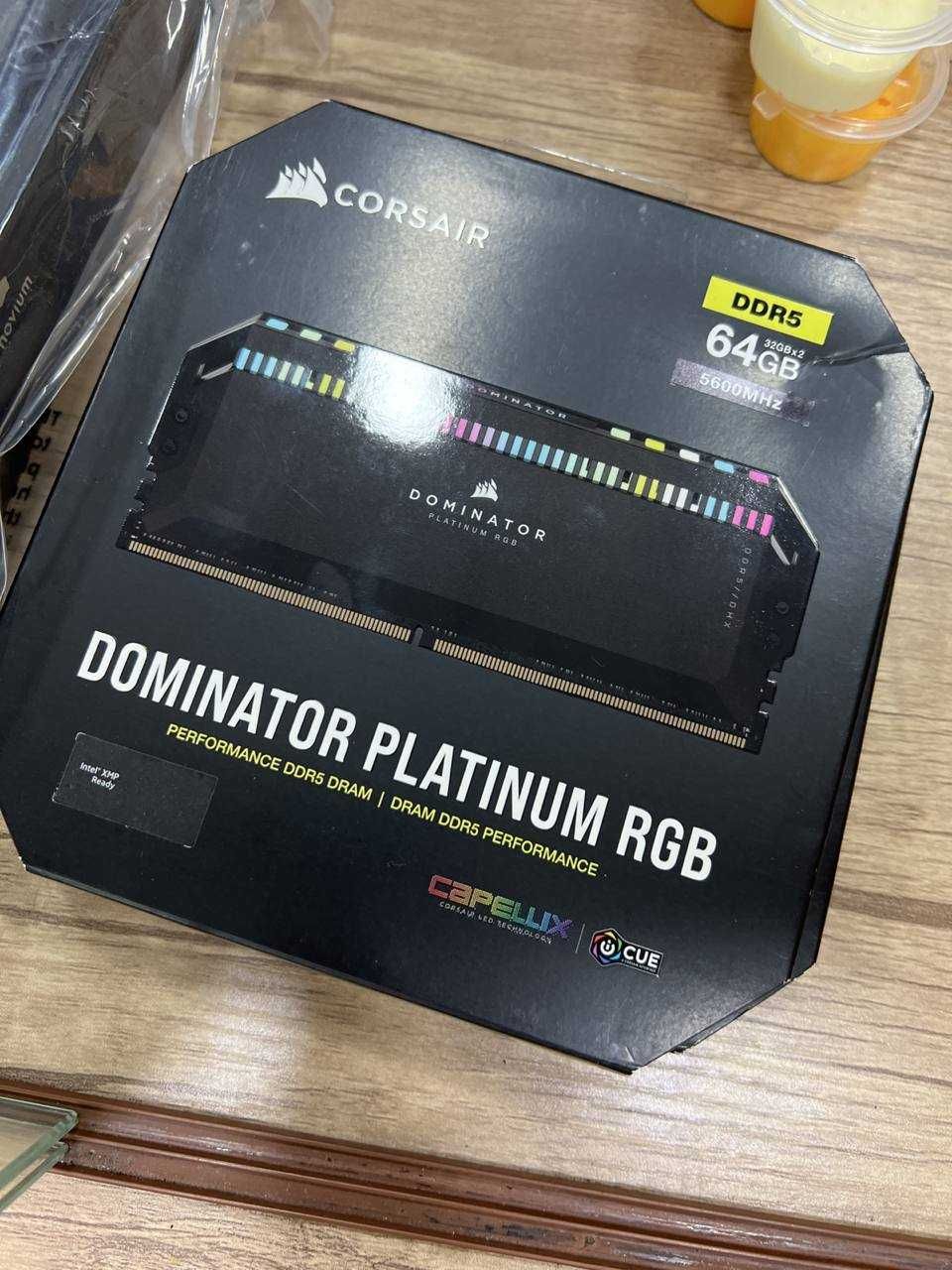 новый Dominator Platinum RGB 64GB DDR5