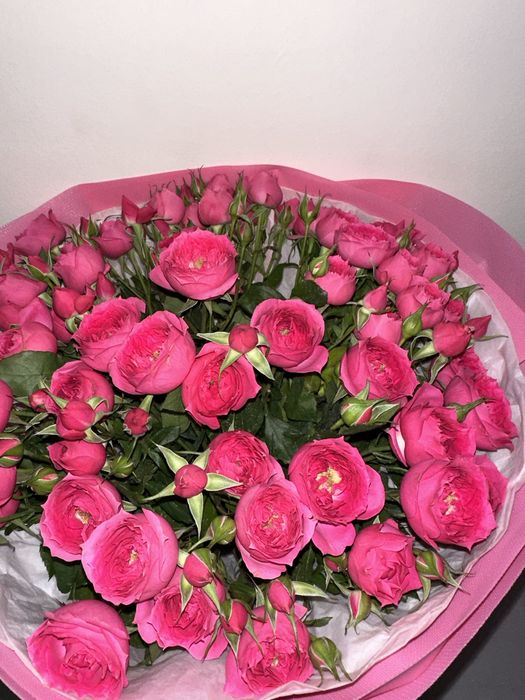 Цветы букет розывый