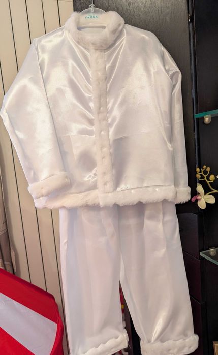 Costum fulg de nea/om de zapada