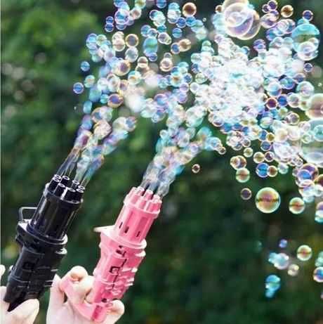 Пулемет с мыльными пузырями