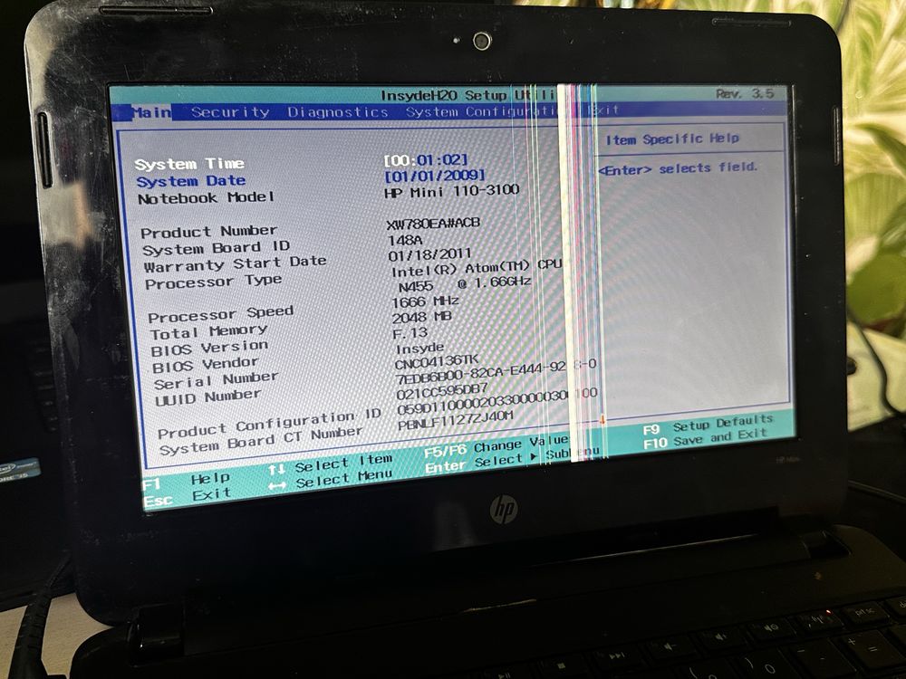 HP mini, в отличном состоянии с чистой Windows 10 !!! плюс Linux Mint