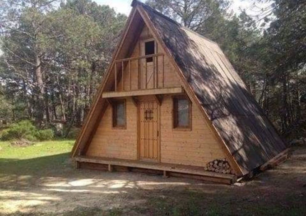 Vand cabane din lemn tip A