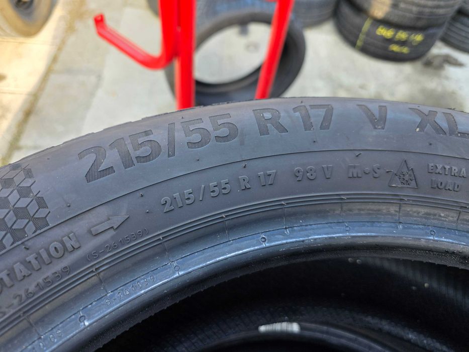 2бр Зимни гуми 215 55 17 - Continental - DOT 2023