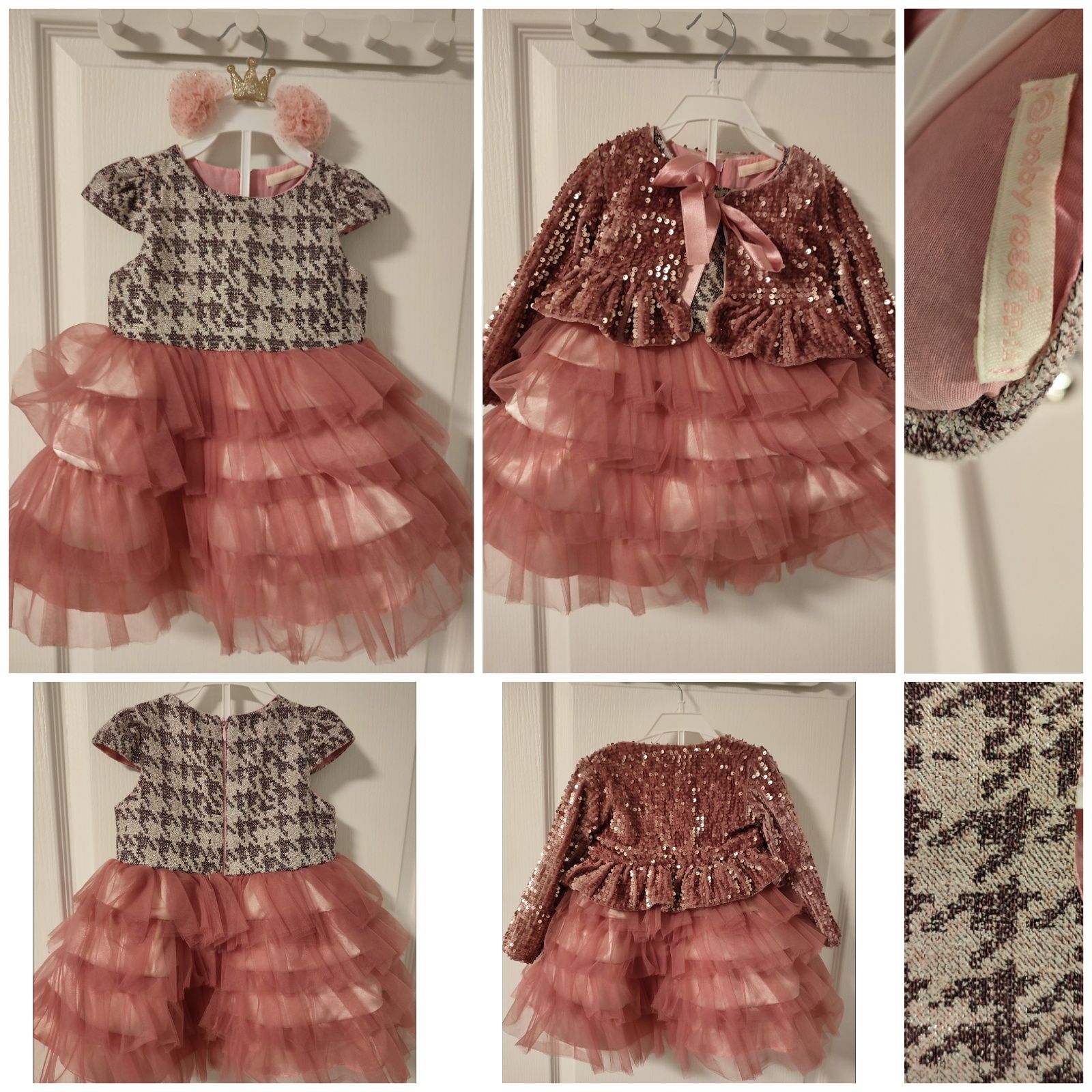 Празнични Официални рокли за момиче 1г- Майорал, Baby Rose.