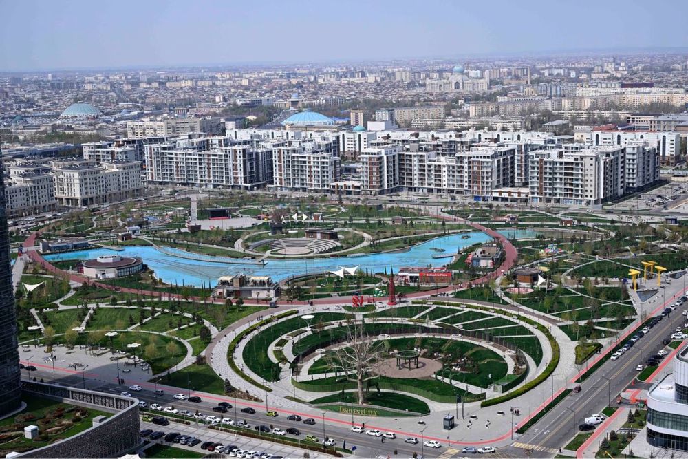 Tashkent City Nest One Блок А Прямой вид на парк
