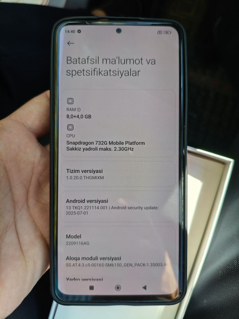 Redmi Note 12pro 8/256