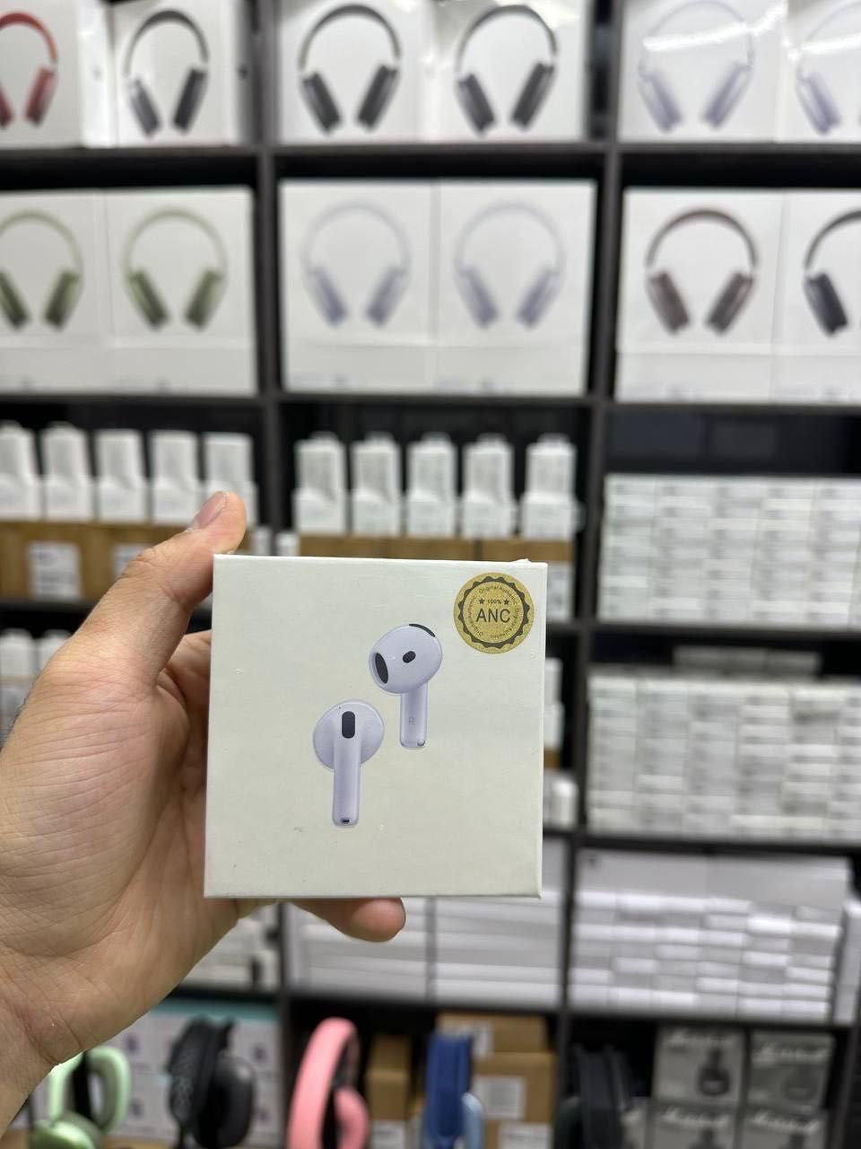 AirPods , с анимацием работает , шумоподавление все есть