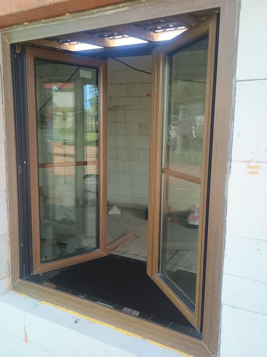 Vand fereastra termopan geam pvc maro