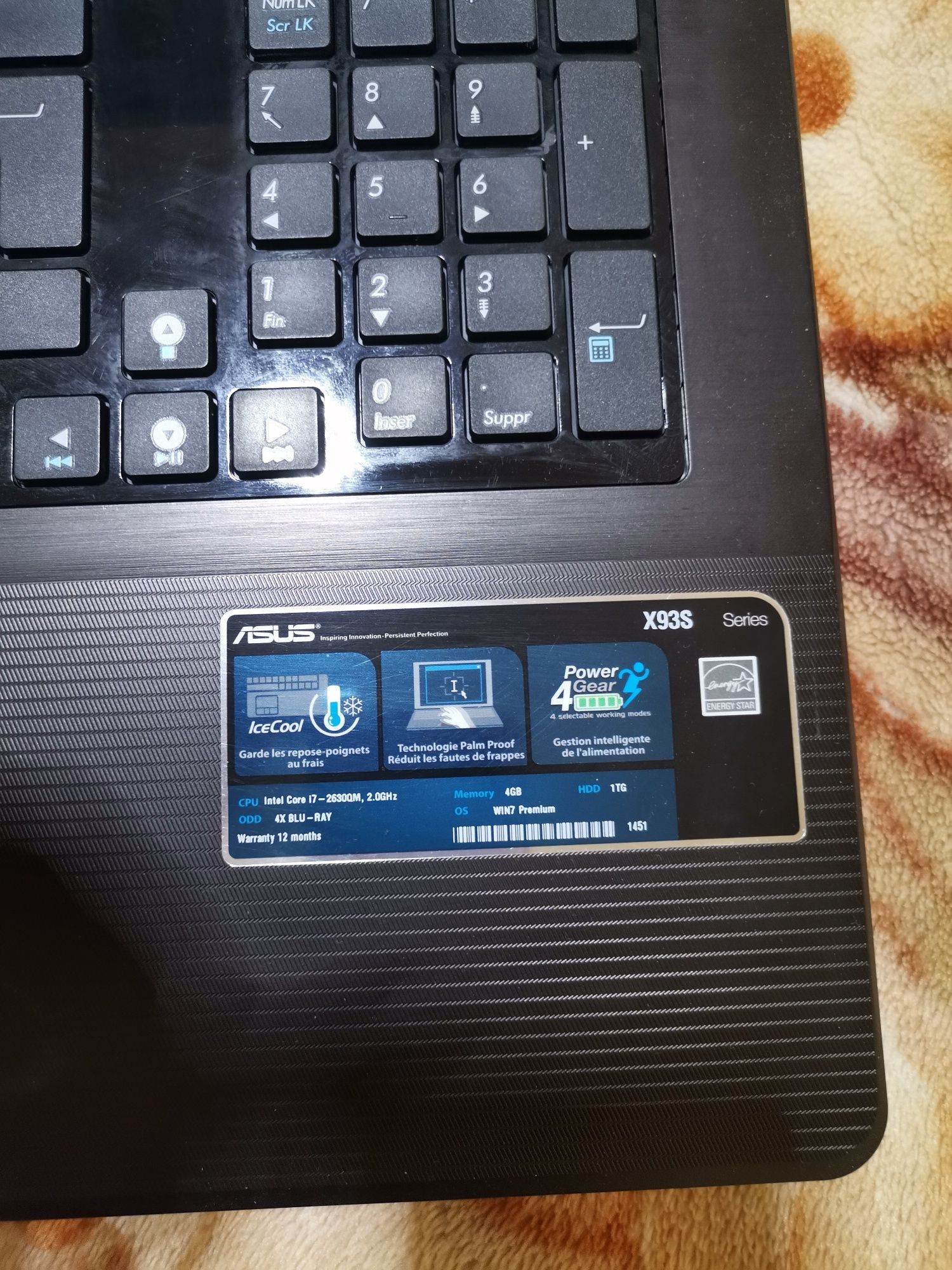 Vand Laptop Asus