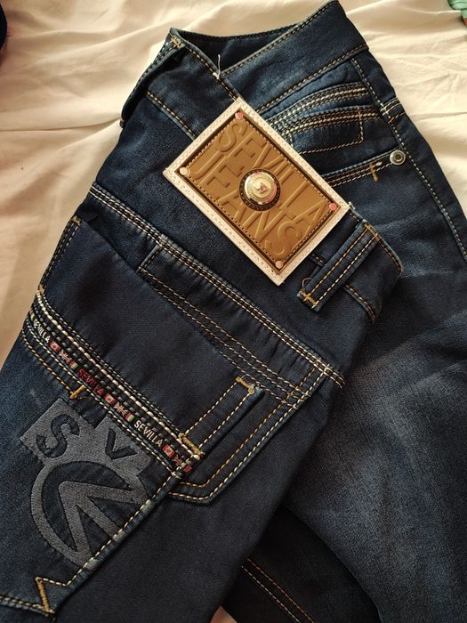 Blugi dama de  iarna, flaușați NOI , 38