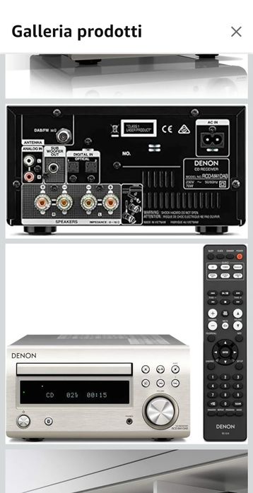 Micro sistem Hi-Fi Denon Rcd-M41DAB