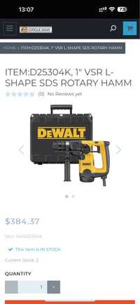 Rotopercutor dewalt