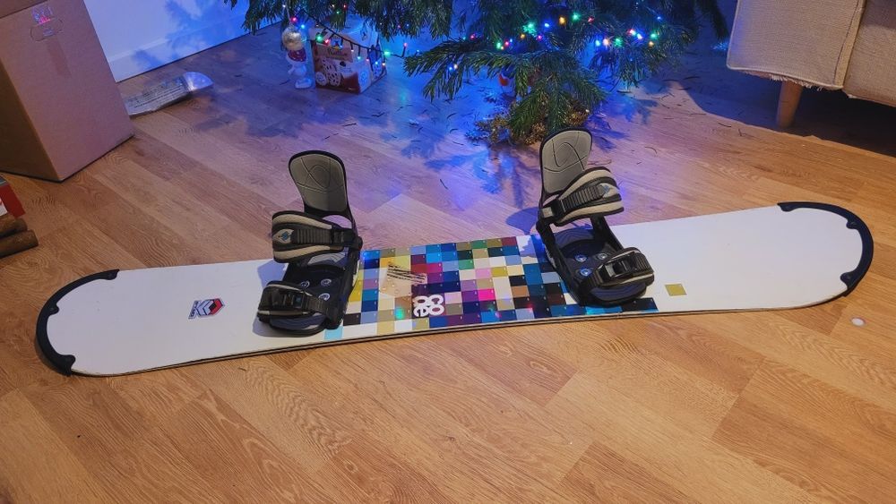 Placa snowboard FTWO 145 cu legături Salomon