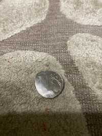 Монета 1 рубль с дефектом