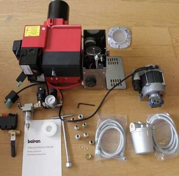 Arzator, injector ulei uzat 10-50kw cu compresor