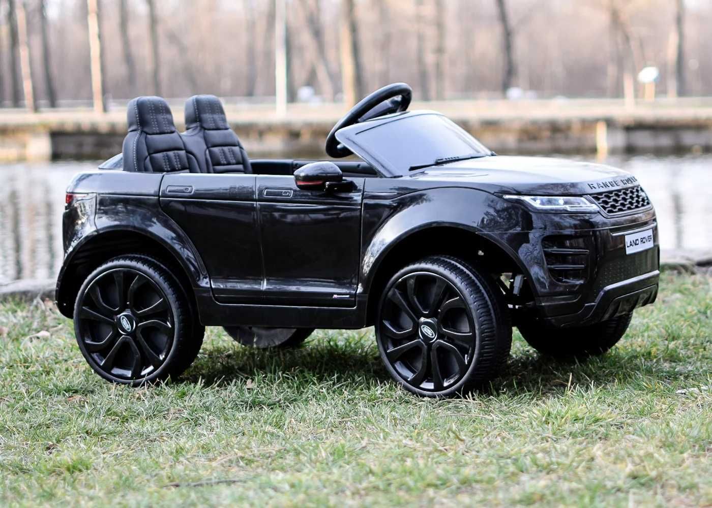 Masinuta electrica Range Rover, 4x4, 140W-12V, roti moi, scaun tapitat