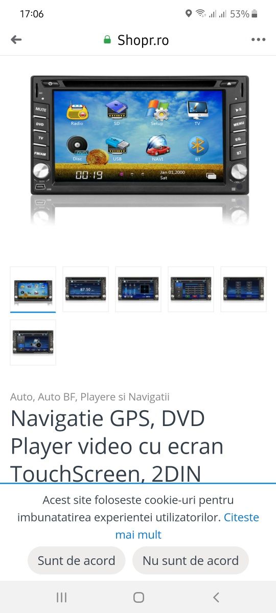 Navigatie auto cu GPS,DVD