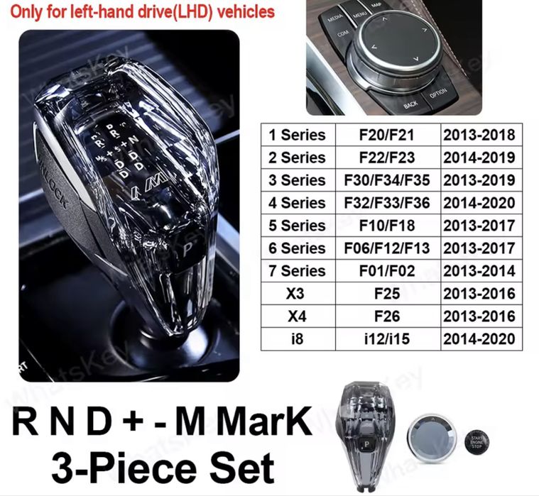 Crystal BMW Schimbator Swarovsky Seria 1/2/3/4/5/6/7 - X3 X4 X5 X6