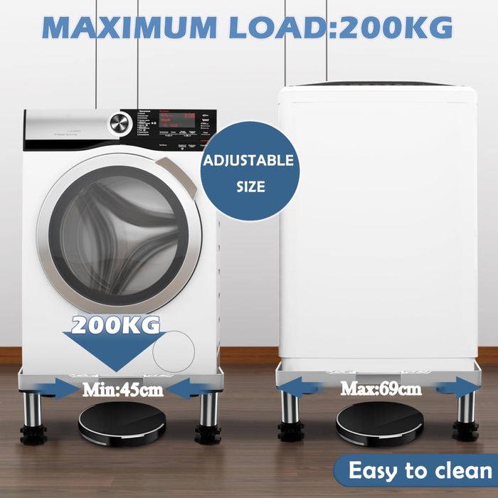 Bază pentru mașină de spălat DEWEL, max. 200 kg,