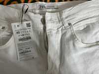 Белые брюки от Зара
