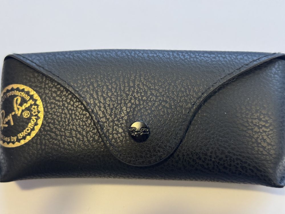 Toc ochelari de soare din piele Ray Ban negru Nou