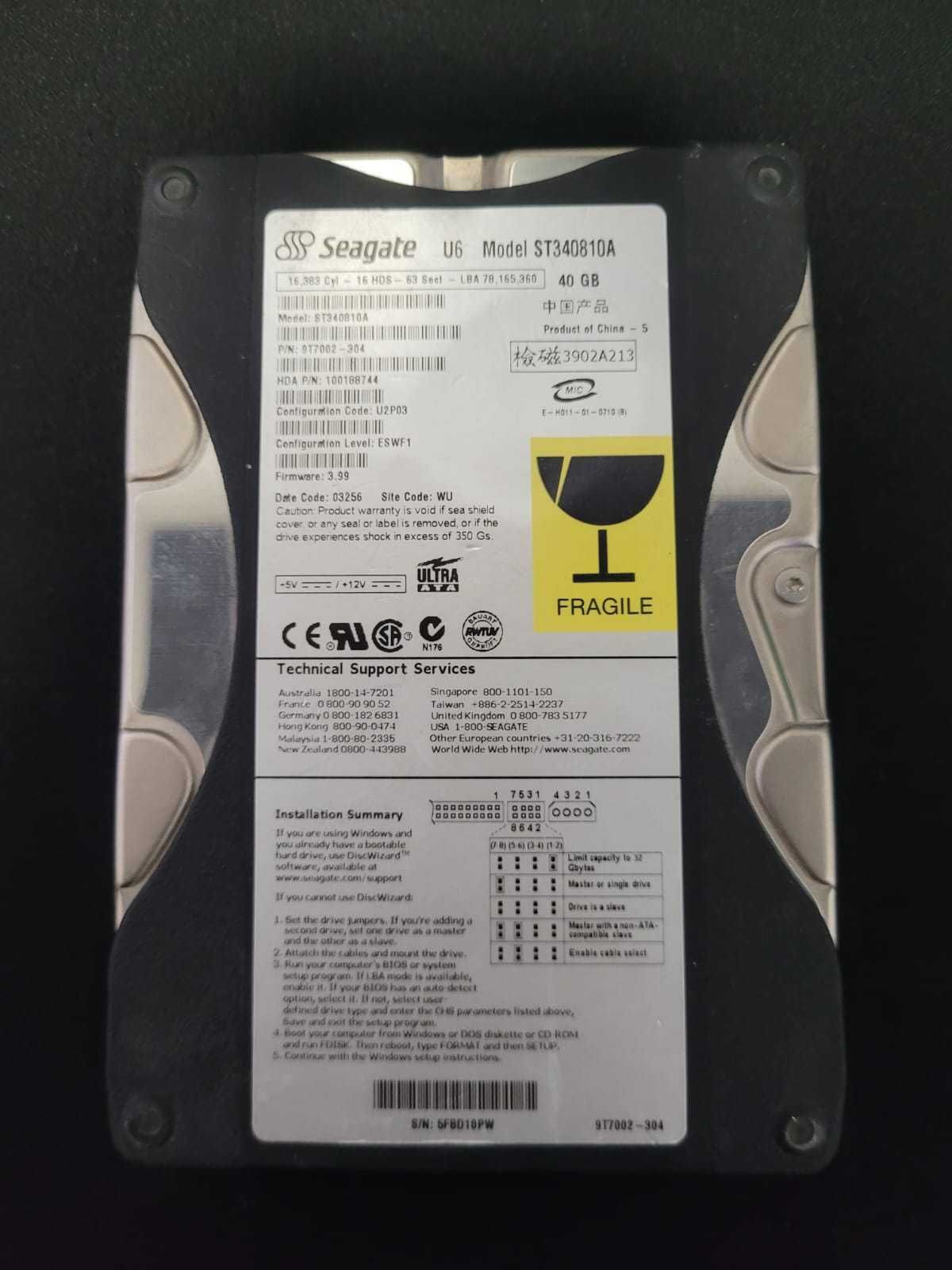 Продам жесткие диски Serial ATA (40 Гб и 80 Гб)