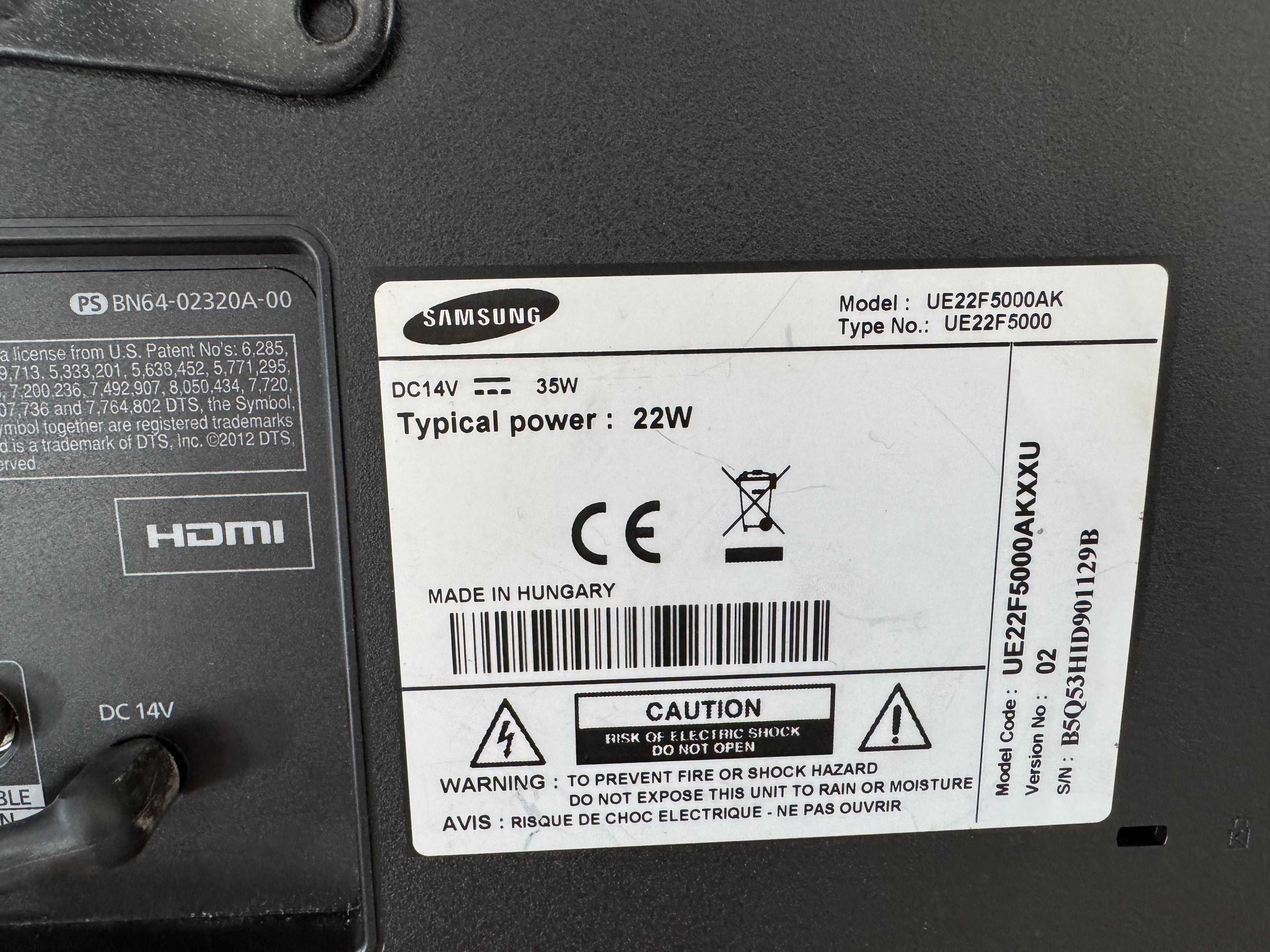 Телевизор - Samsung 22 Inch / A20