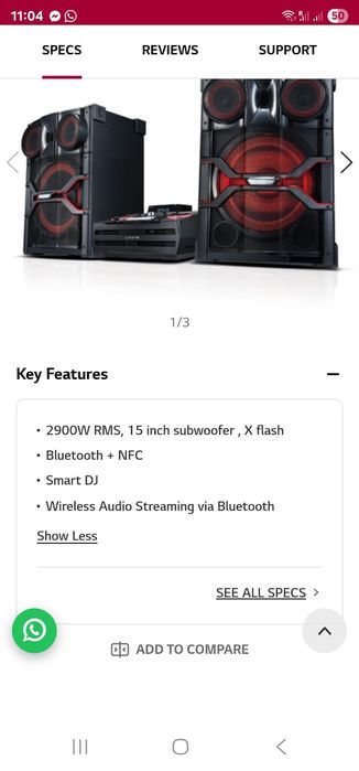 Sistem muzică. LG xboom  cm 9740