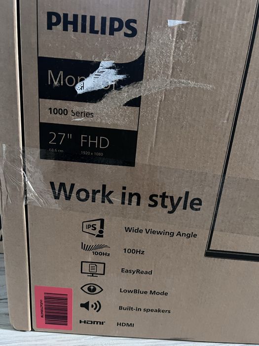 Monitor philips 27 inch full hd 100 hz nou sigilat