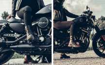 Pantaloni MOTO Blugi DAMA PMJ SPRING Black - protectie AA - Made in IT