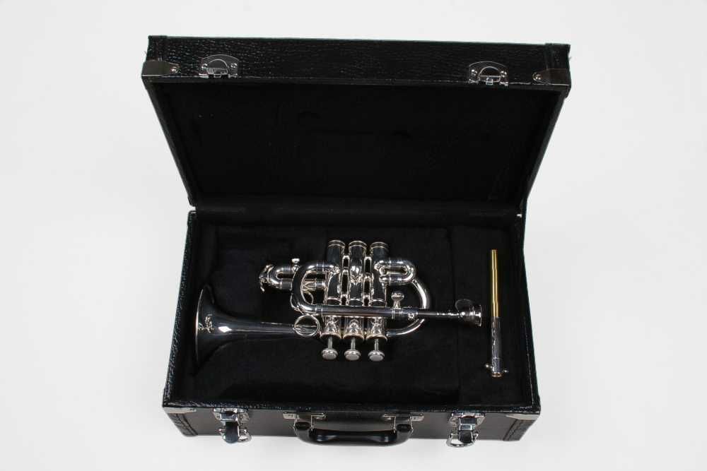 Set Trompeta Piccolo Bb/A Karl Glaser Trompete Silver