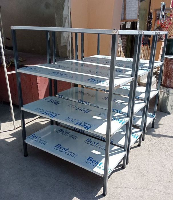Стеллаж из нержавейки