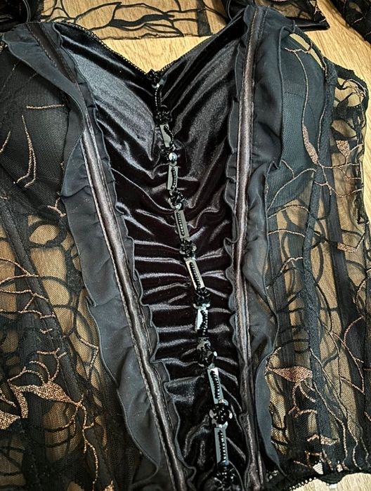 Agnes Toma Corset cu siret si bolero XS/S