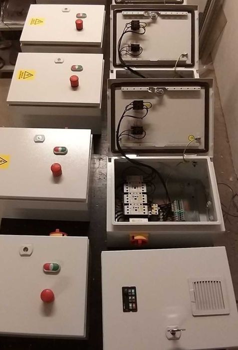 Tablou electric motor stea- triunghi