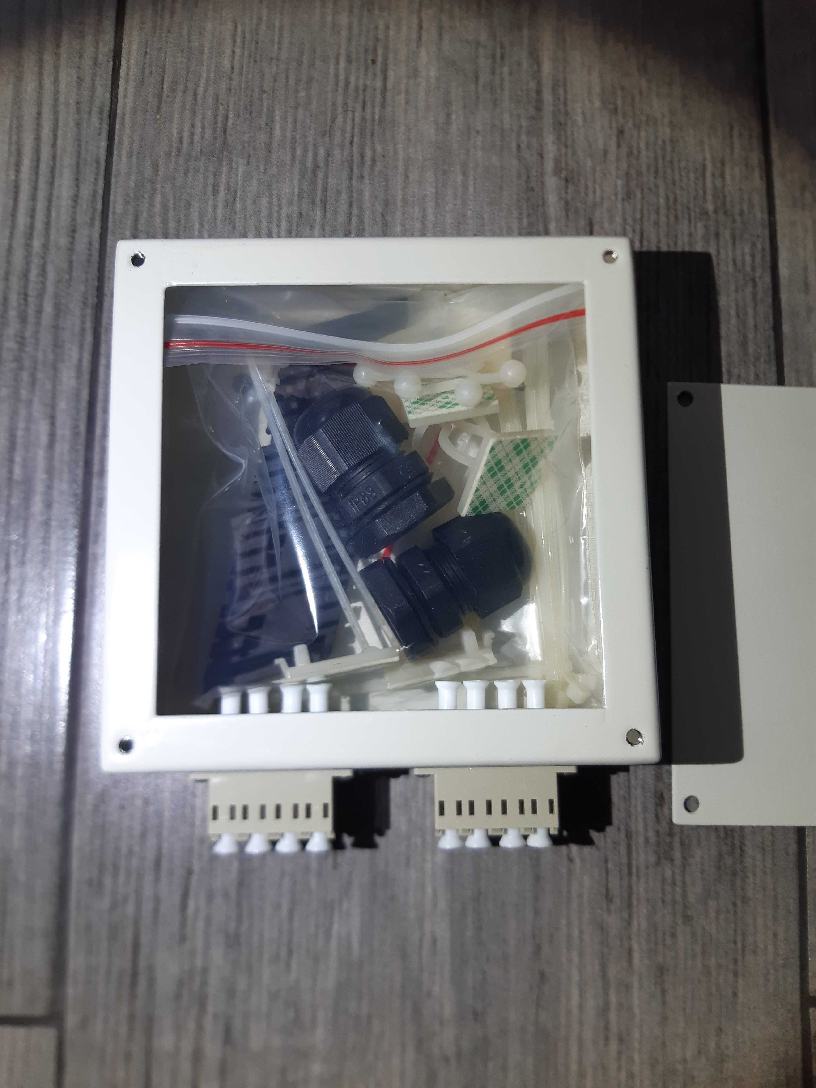 Кутия за инсталация на оптичен кабел  LC PatchBox - 2 Port Quad 8-Core