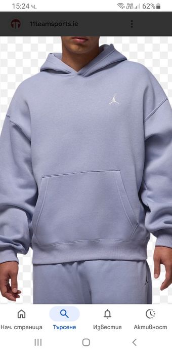 Jordan Cotton Hoodie Oversize Mens Size M   ОРИГИНАЛ! Мъжки Суитчър!