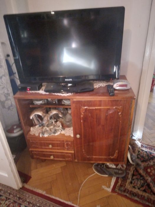 Mobilă sufragerie Delia completă,dulap,pat extensibil,masă 4 scaune...