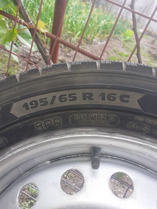 Rezervă dubă  MICHELIN 195/65 R 16 C  mixte
