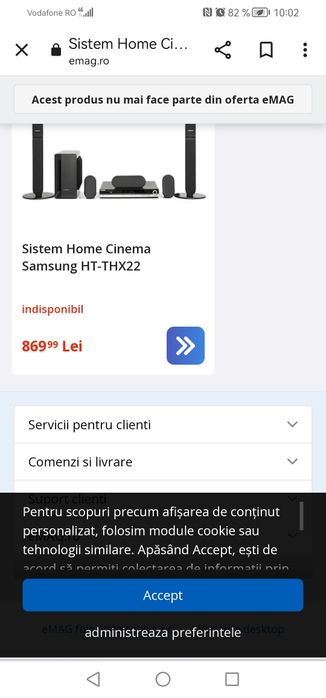 Sistem home cinema 5+1 Samsung