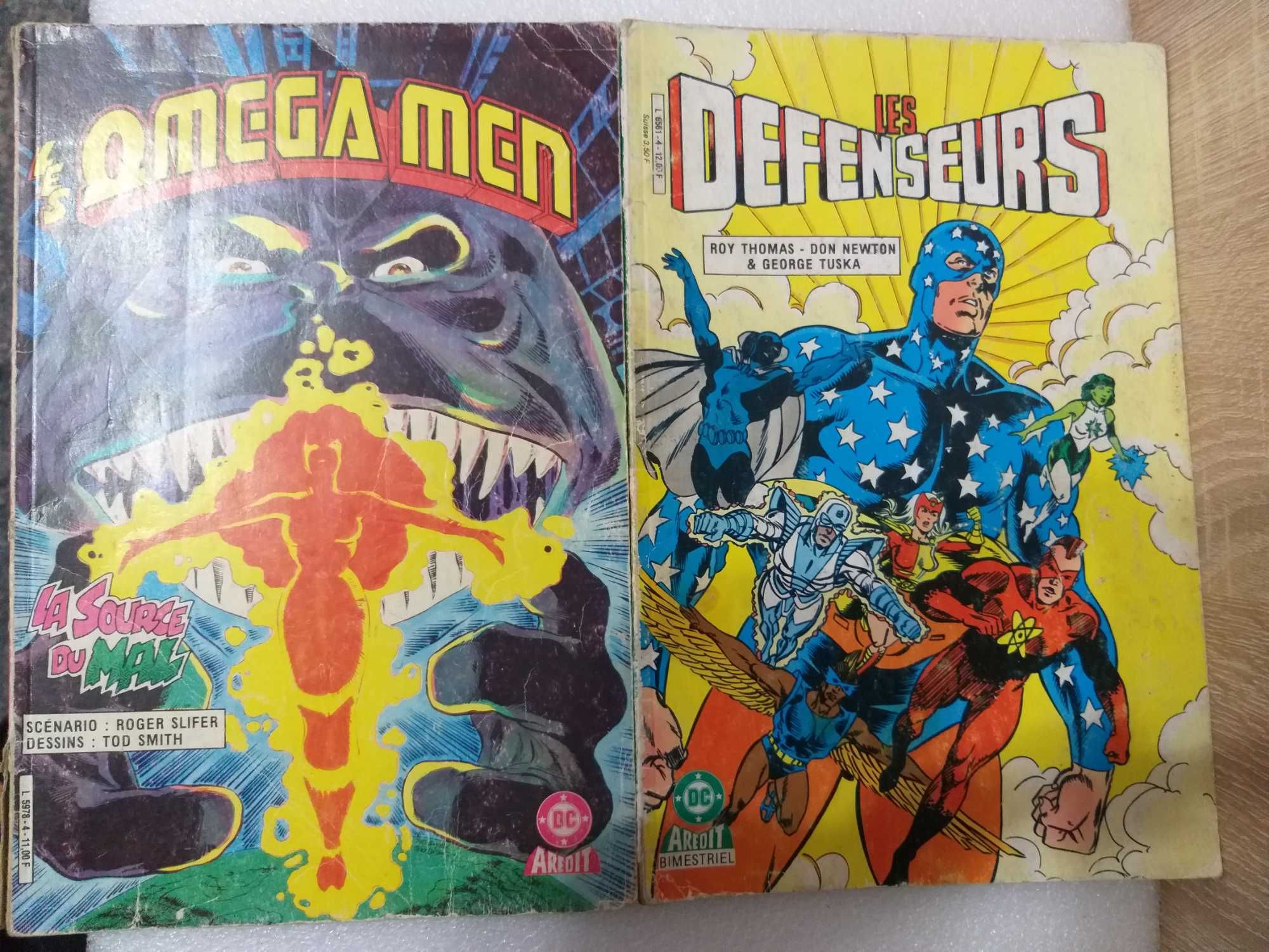 Benzi desenate Marvel/DC Italia si Franta anii '80, '90