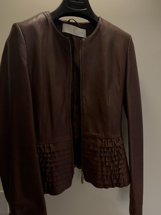 Geaca piele elisabetta franchi