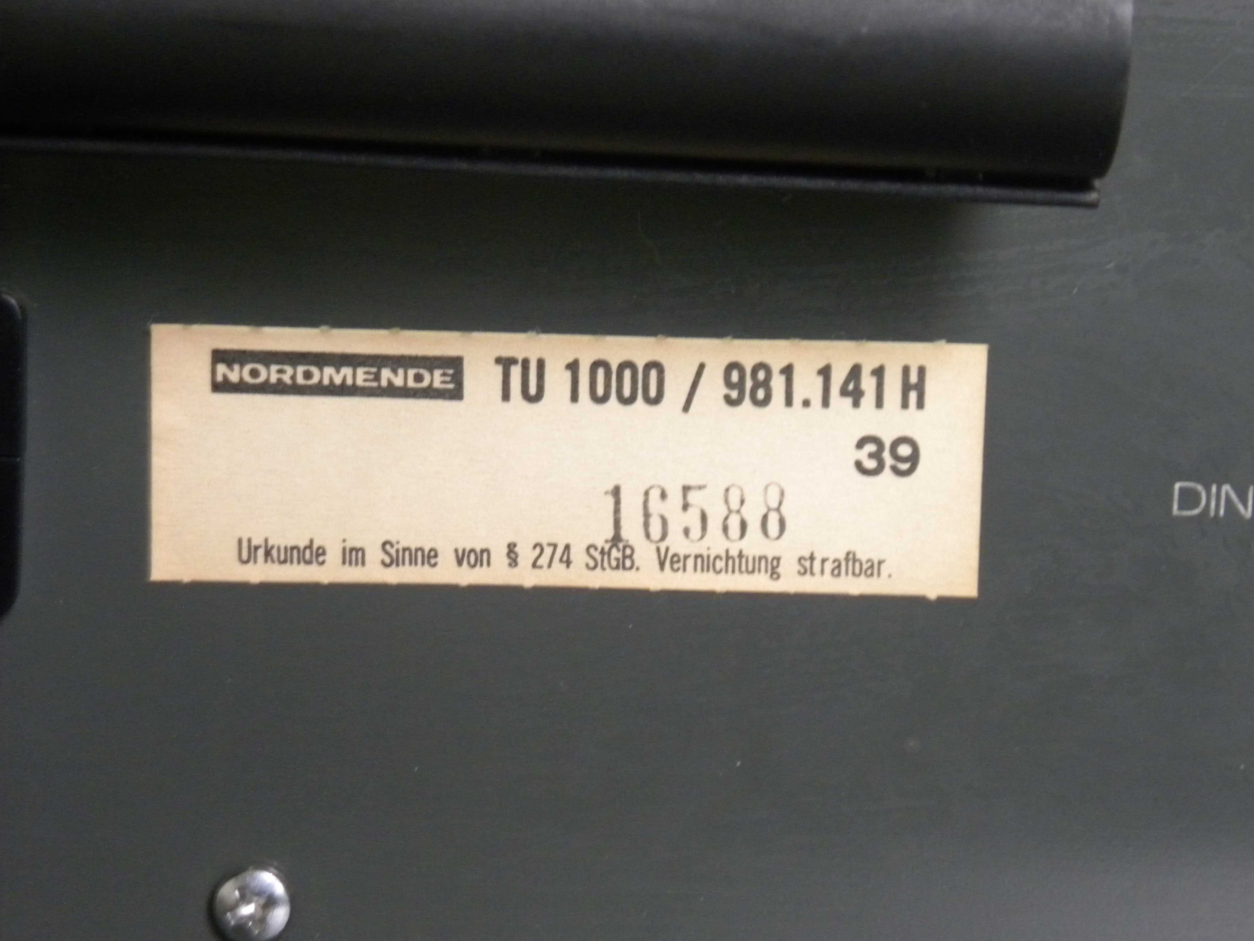 Linie NordMende Hi-Fi (Amplificator, Tuner si Casetofon) 1978